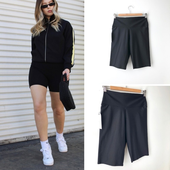 llellie Pants - Bodycon Basic Biker Shorts